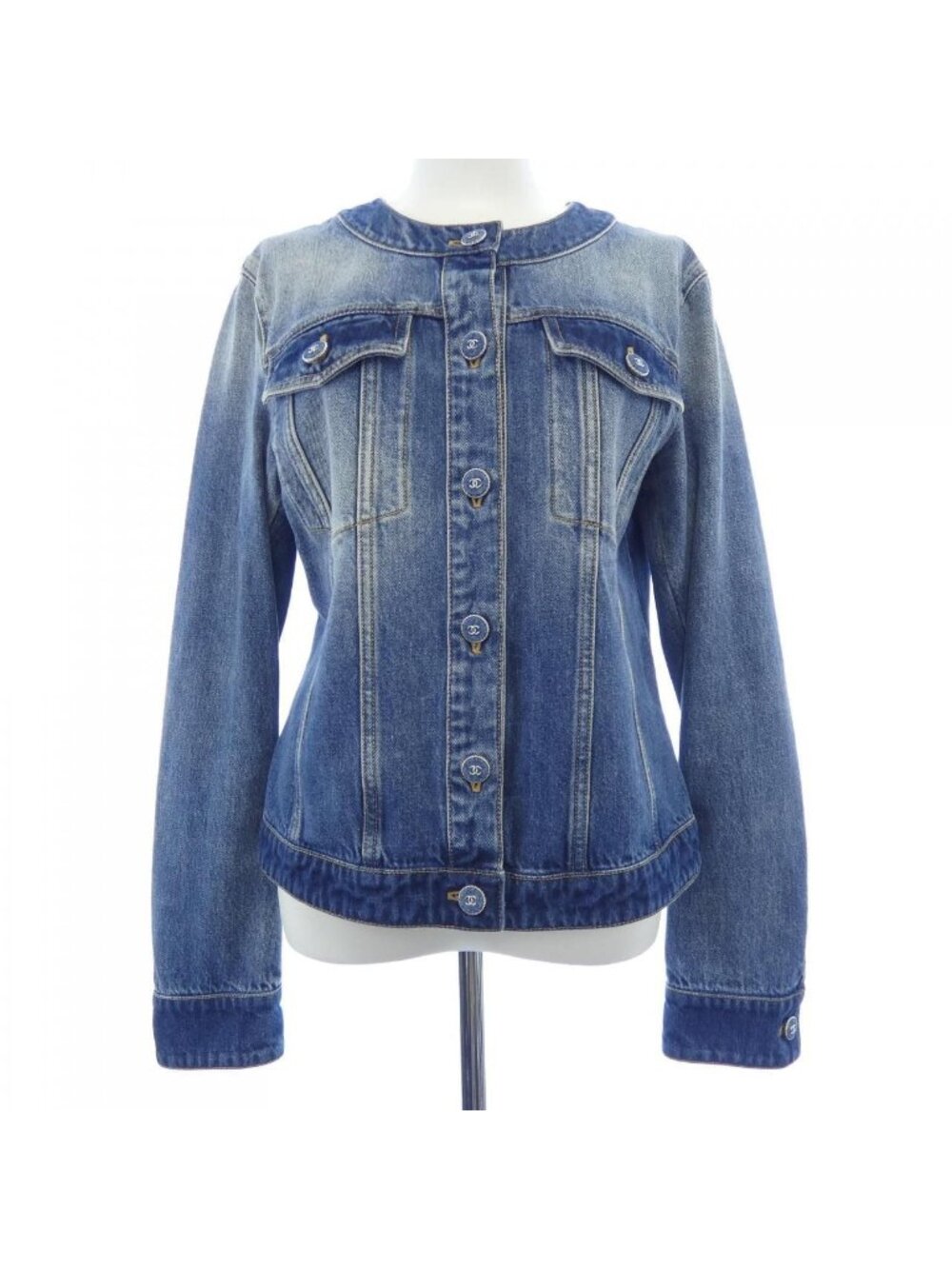 Chanel Denim Jacket Blue
